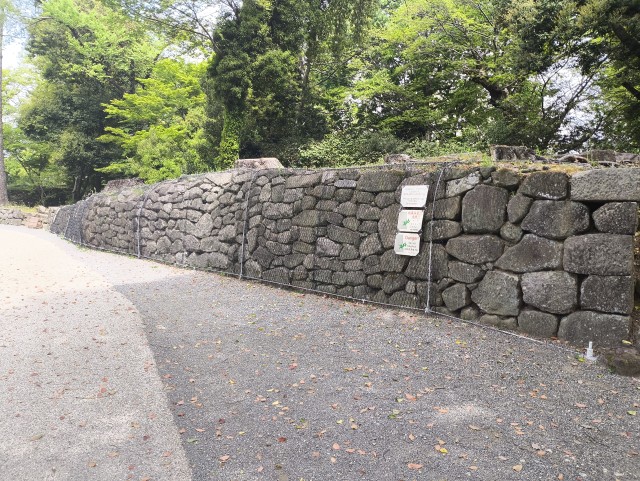 岡崎城安全対策