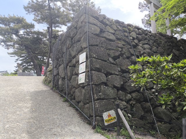 岡崎城安全対策