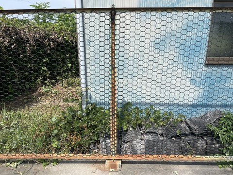 【フェンス補修】静岡県　中部電力パワーグリッド フェンス取替設置